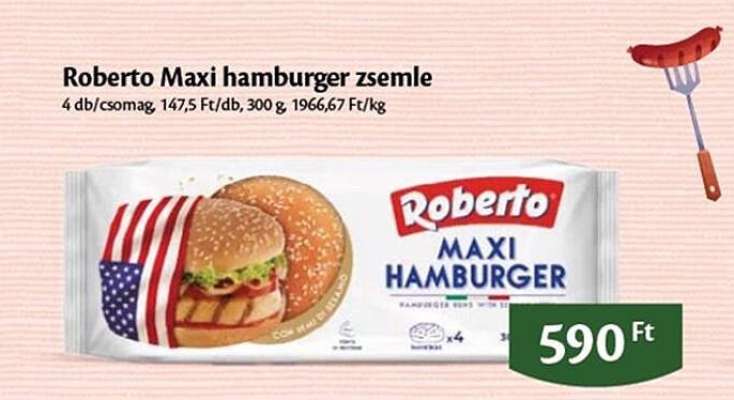 Roberto Maxi hamburger zsemle
