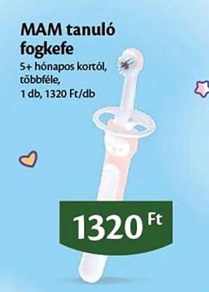 MAM tanuló fogkefe