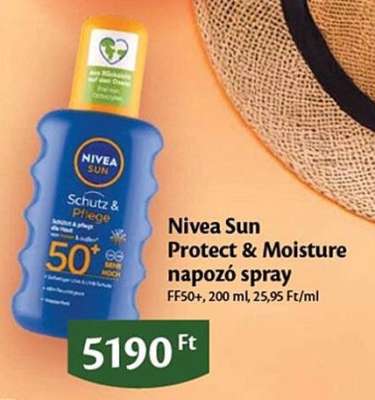 Nivea Sun Protect & Moisture napozó spray