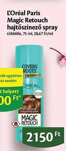 L’Oréal Paris Magic Retouch hajtőszínező spray