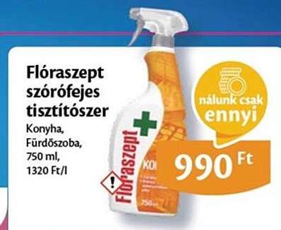 Flóraszept szórófejes tisztítószer
