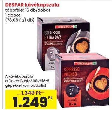 Dolce Gusto Kapszula Akcio Interspar