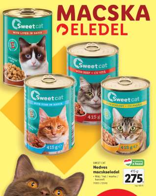 SWEET CAT Nedves macskaeledel