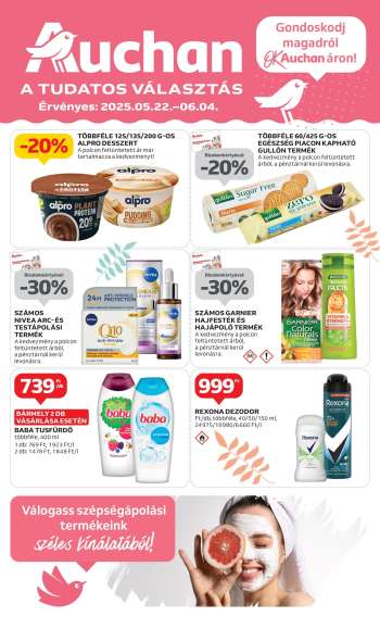 Újság Auchan - 2025.05.22 - 2025.06.04.