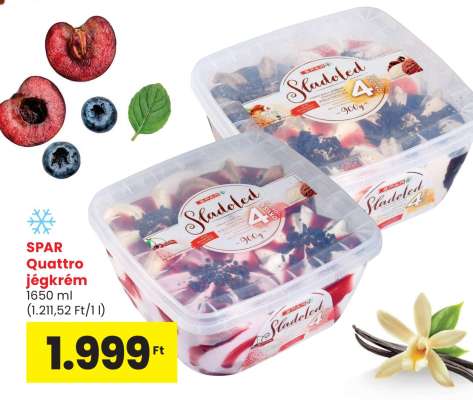 SPAR Quattro jégkrém