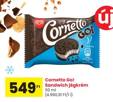 Cornetto Go! Sandwich jégkrém