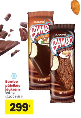Bambo pálcikás jégkrém