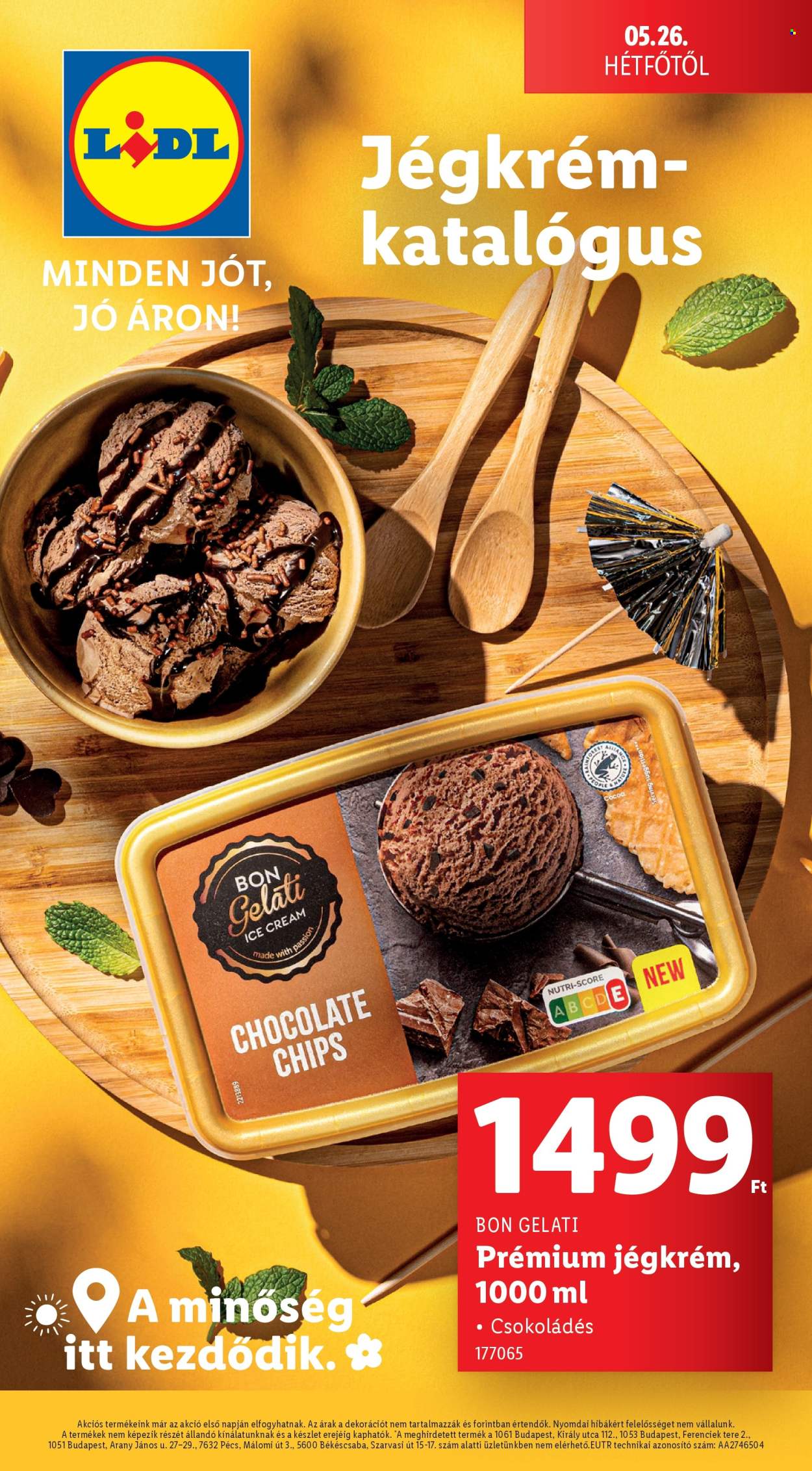 Lidl akciós újságok. Oldal 1