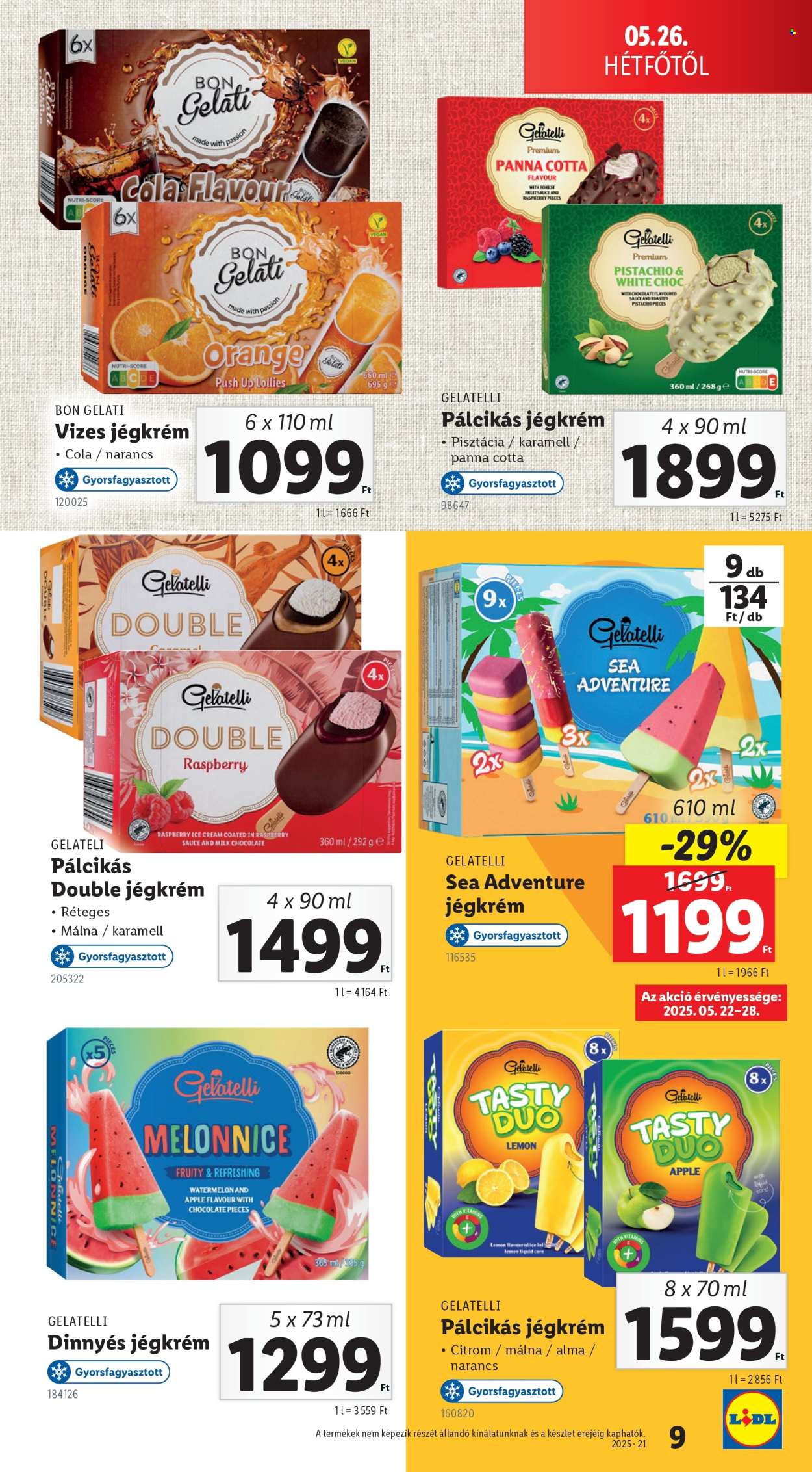 Lidl akciós újságok. Oldal 9