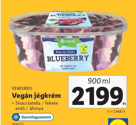 VEMONDO Vegán jégkrém
