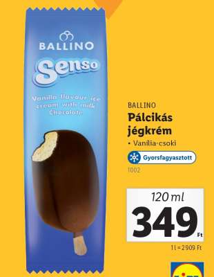 BALLINO Pálcikás jégkrém