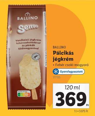 BALLINO Pálcikás jégkrém