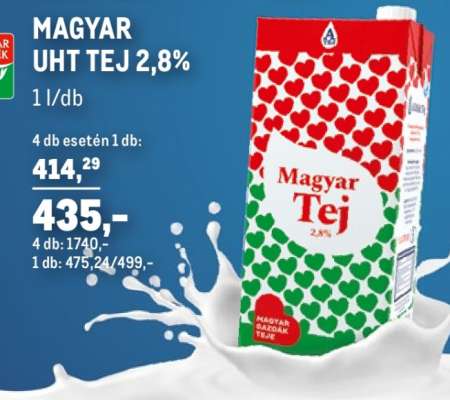 Magyar UHT tej 2,8%