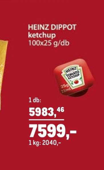 HEINZ DIPPOT ketchup