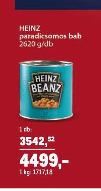 HEINZ paradicsomos bab