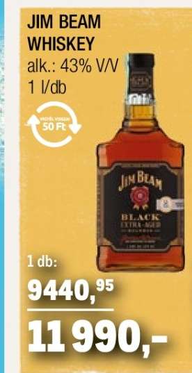 JIM BEAM WHISKEY