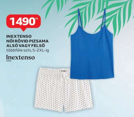 Inextenso Női Rövid Pizsama Alsó vagy Felső