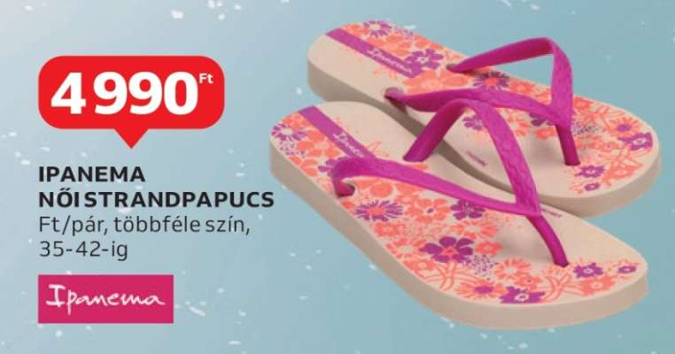 IPANEMA NŐI STRANDPAPUCS