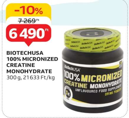 BIOTECHUSA 100% MICRONIZED CREATINE MONOHYDRATE