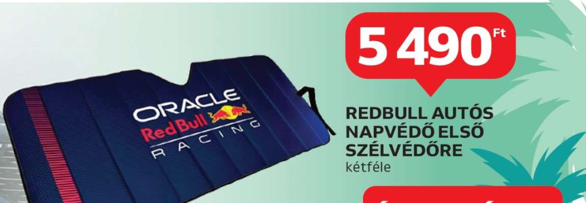 Red Bull Autós Napvédő Első Szélvédőre