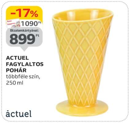 ACTUEL FAGYLALTOS POHÁR