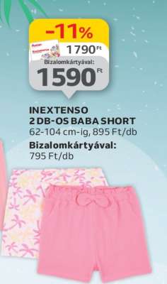 INEXTENSO 2 DB-OS BABA SHORT