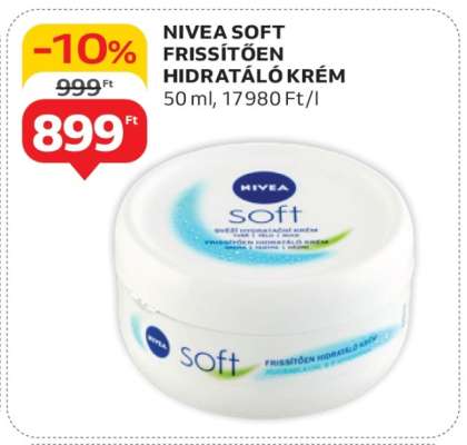 NIVEA SOFT FRISSÍTŐEN HIDRATÁLÓ KRÉM