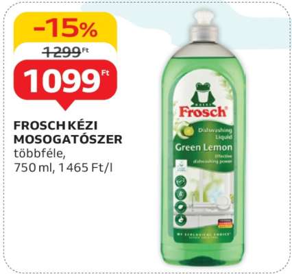 Frosch Kézi Mosogatószer