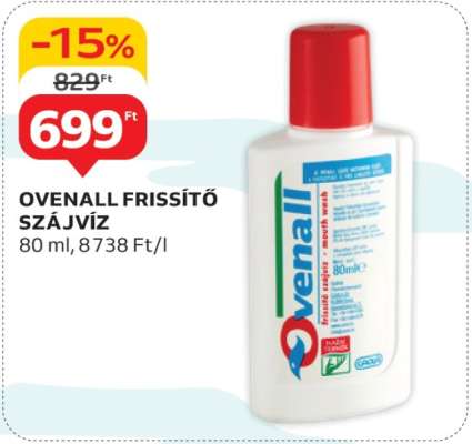 OVENALL FRISSÍTŐ SZÁJVÍZ