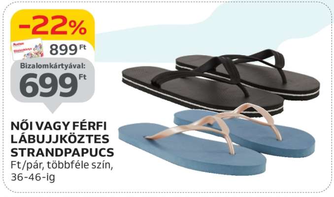 Női vagy férfi lábujjköztes strandpapucs