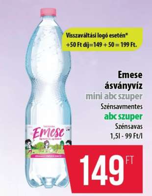 Emese ásványvíz