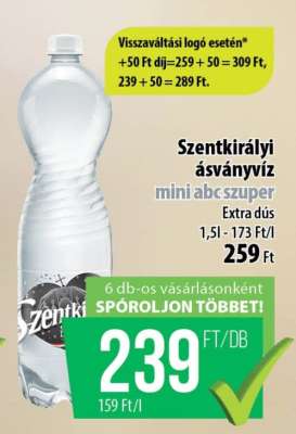SZENTKIRÁLYI Ásványvíz