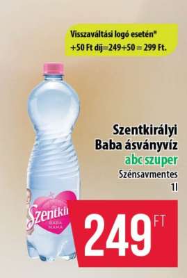 Szentkirályi baba ásványvíz