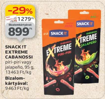 SNACK!T EXTREME CABANOSSI