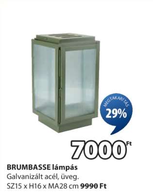 BRUMBASSE lámpás
