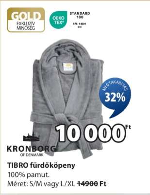 TIBRO fürdőköpeny
