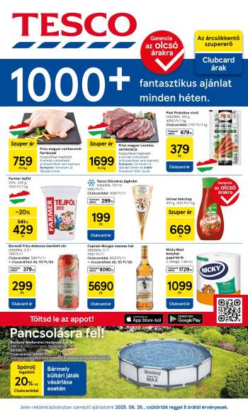 Újság TESCO - 2025.06.26 - 2025.07.02.