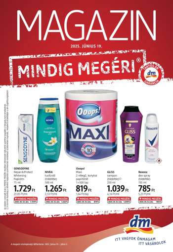 Újság dm drogerie markt - 2025.06.19 - 2025.07.02.