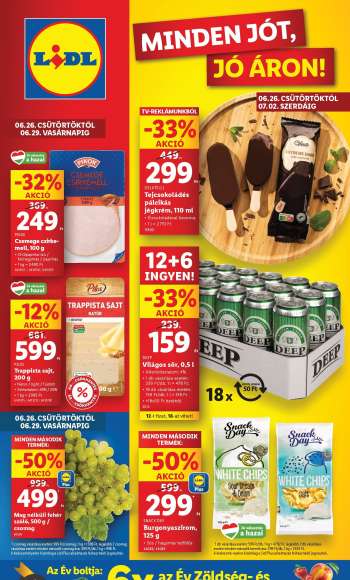 Újság Lidl - 2025.06.26 - 2025.07.02.