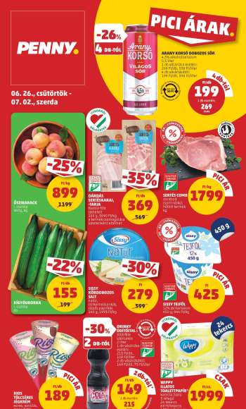 Újság Penny Market - 2025.06.26 - 2025.07.02.