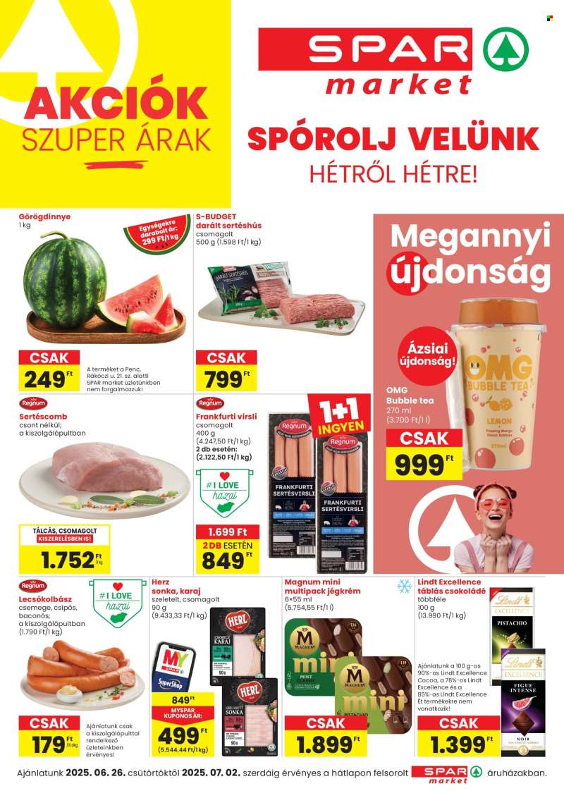Újság SPAR market - 2025.06.26 - 2025.07.02.