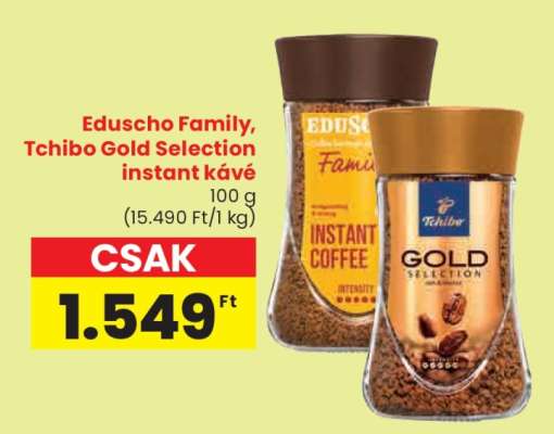 Eduscho Family, Tchibo Gold Selection instant kávé