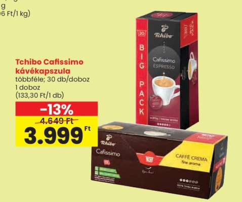 Tchibo Cafissimo Kávékapszula