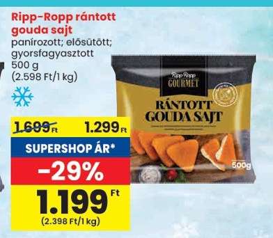 Ripp-Ropp Rántott Gouda Sajt