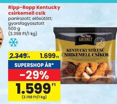 Ripp-Ropp Kentucky csirkemell csík