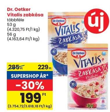 DR OETKER Vitalis zabkása*