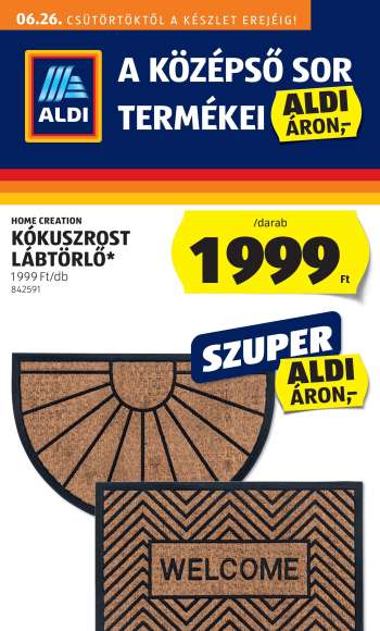 Újság Aldi - 2025.06.26 - 2025.07.02.