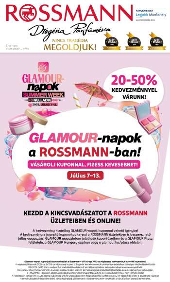 Újság Rossmann - 2025.07.07 - 2025.07.13.