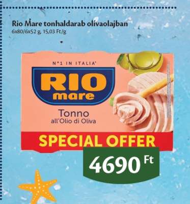 Rio Mare tonhaldarab olívaolajban
