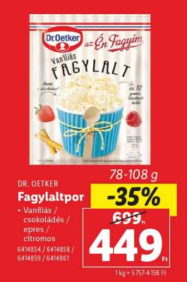 DR. OETKER Fagylaltpor*